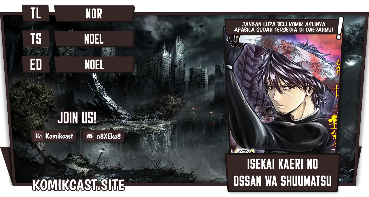 Isekai Kaeri no Ossan wa Shuumatsu de Sekai de Musou Suru Chapter 12 - halaman 1