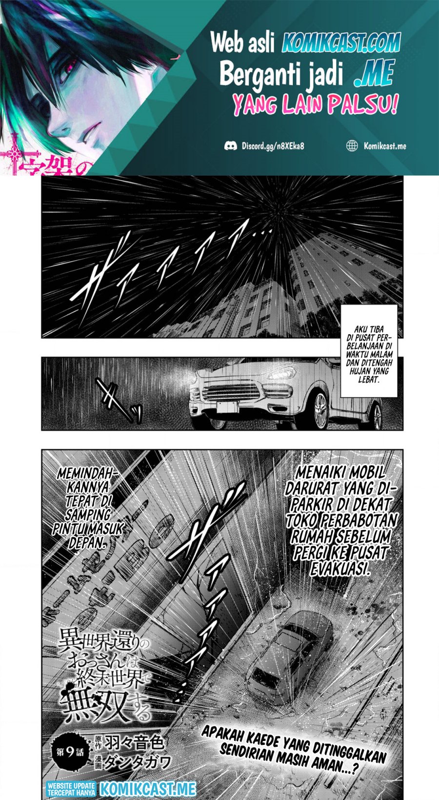 Isekai Kaeri no Ossan wa Shuumatsu de Sekai de Musou Suru Chapter 9 - halaman 2