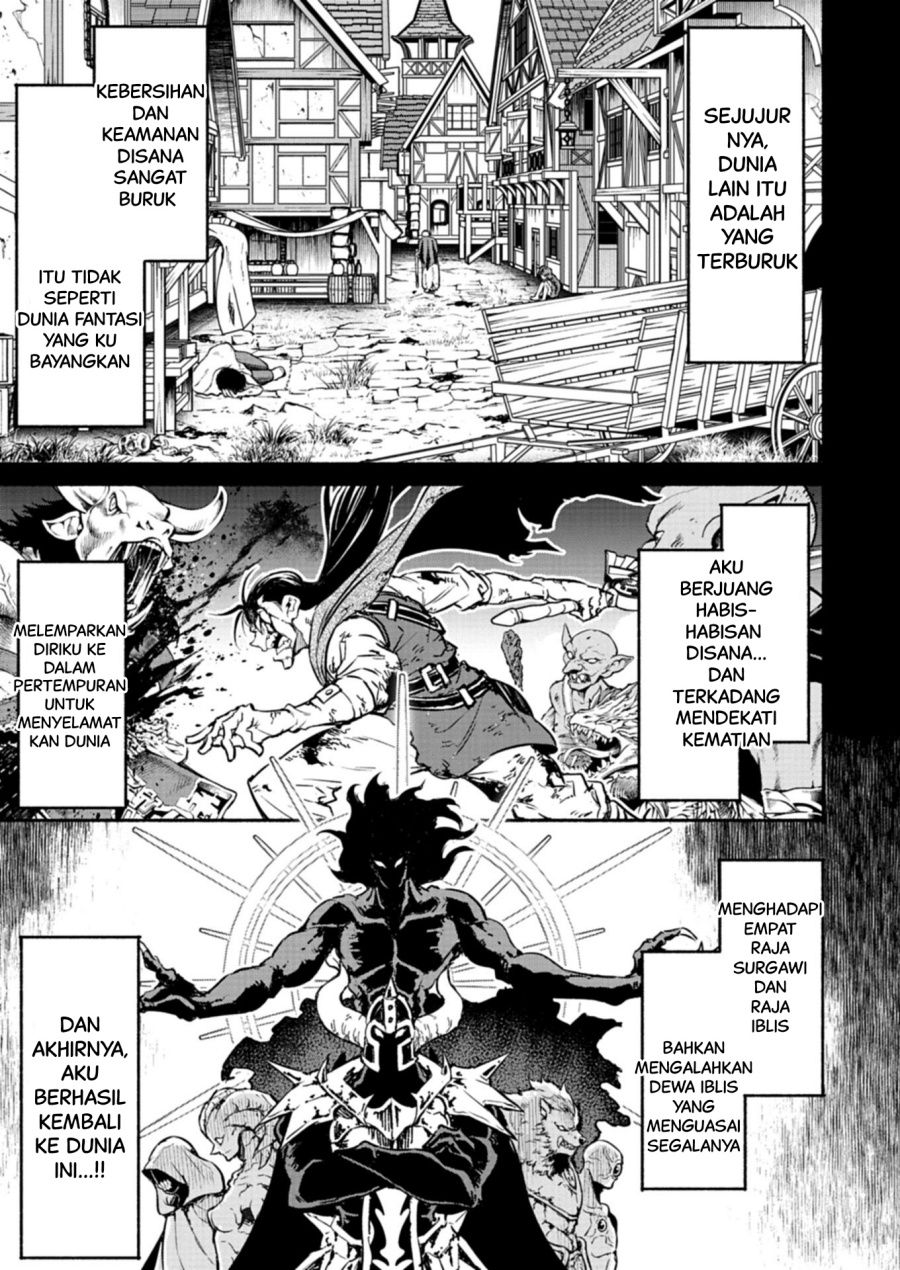 Isekai kara Kikan Shitara Chikyuu mo Kanari Fantajii Deshita. Ato, Makeheroin-domo Kocchi Minna Chapter 1 - halaman 12