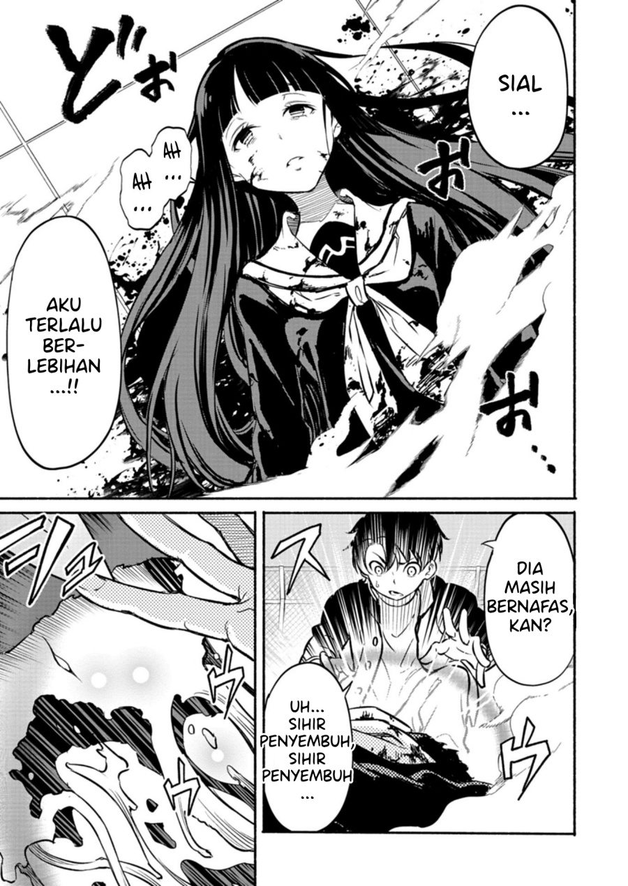 Isekai kara Kikan Shitara Chikyuu mo Kanari Fantajii Deshita. Ato, Makeheroin-domo Kocchi Minna Chapter 1 - halaman 47