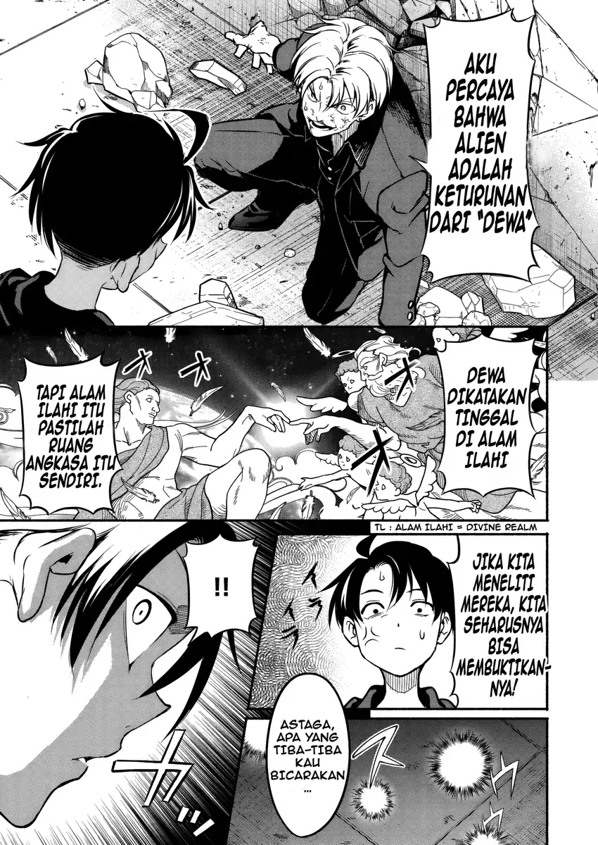 Isekai kara Kikan Shitara Chikyuu mo Kanari Fantajii Deshita. Ato, Makeheroin-domo Kocchi Minna Chapter 5 - halaman 34