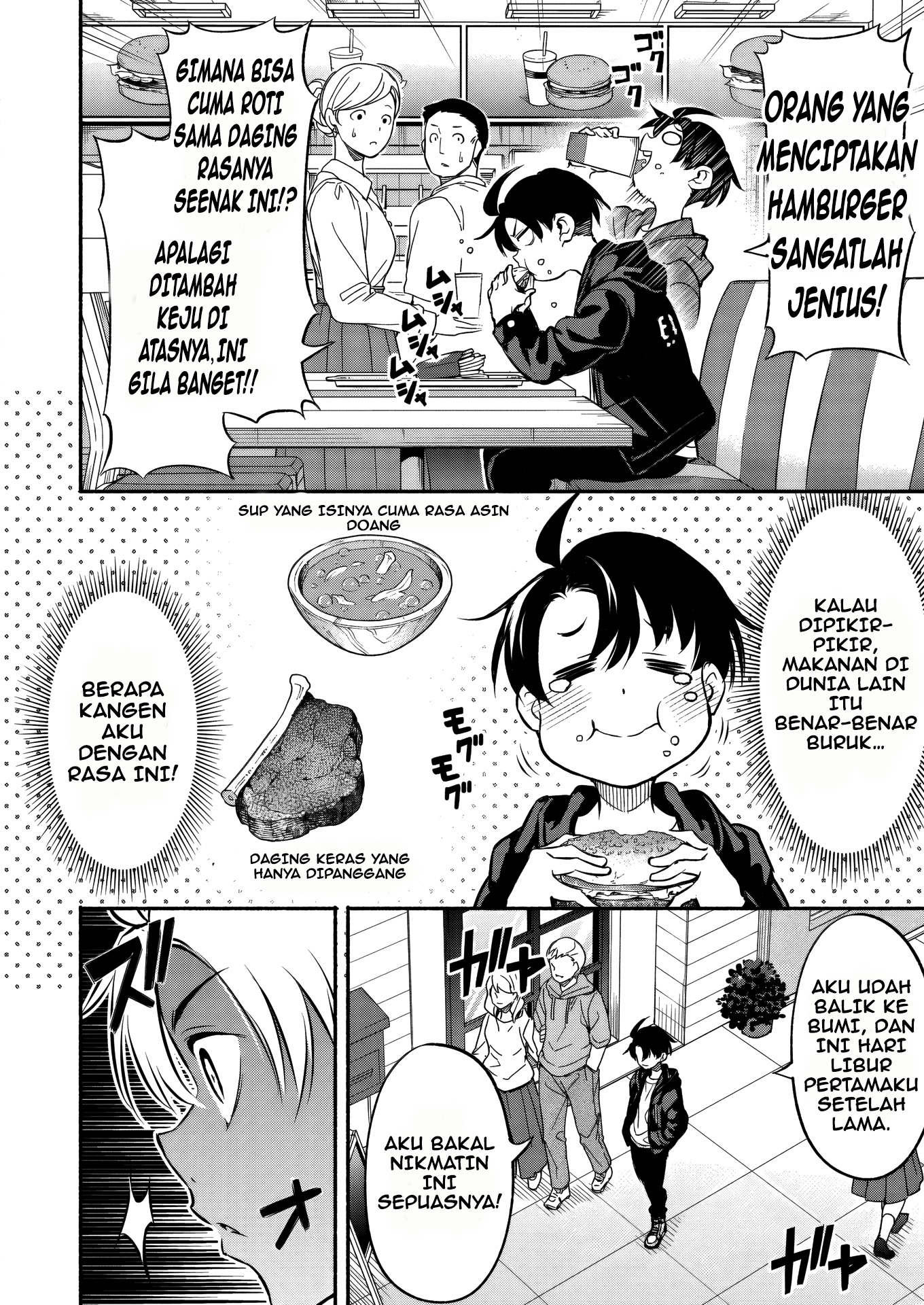 Isekai kara Kikan shitara Chikyuu mo Kanari Fantasy deshita. Ato, Make Heroine-domo Kocchi Minna. Chapter 5 - halaman 3