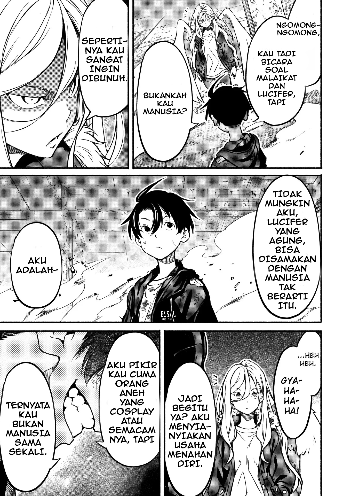Isekai kara Kikan shitara Chikyuu mo Kanari Fantasy deshita. Ato, Make Heroine-domo Kocchi Minna. Chapter 6 - halaman 14