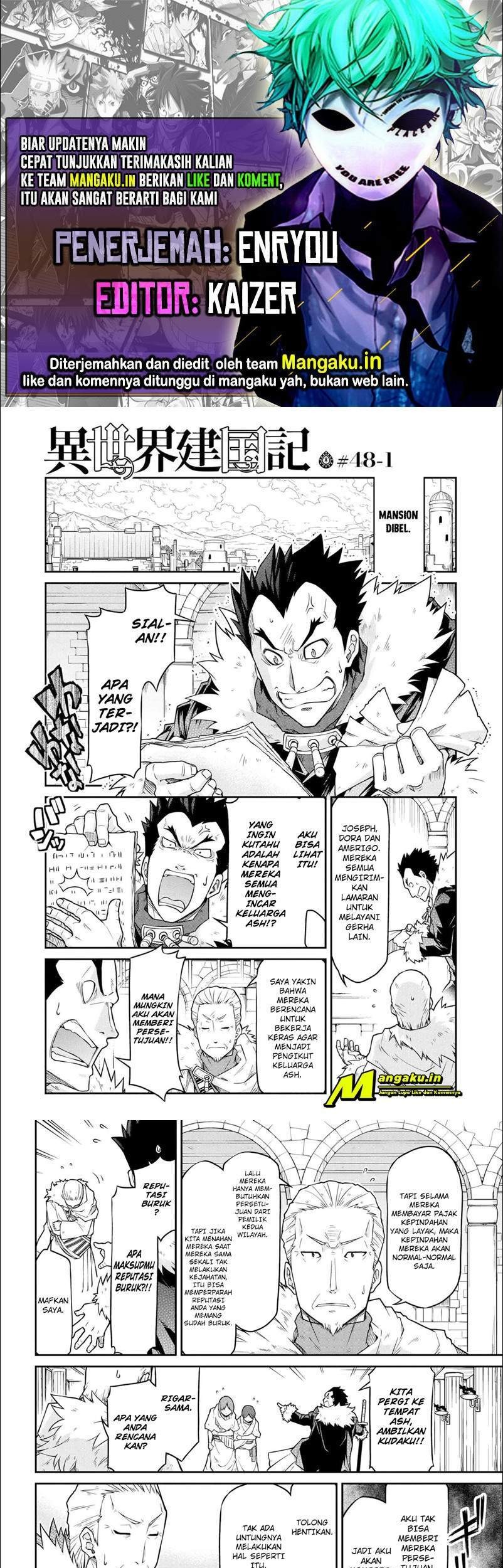 Isekai Kenkokuki Chapter 48.1 - halaman 1