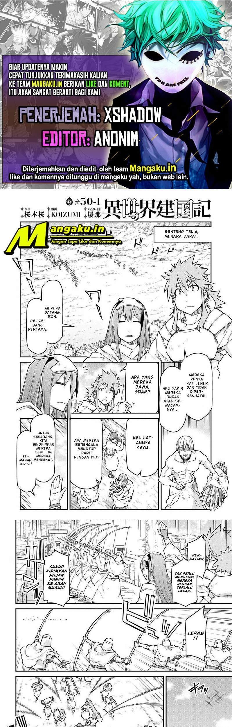 Isekai Kenkokuki Chapter 50.1 - halaman 1
