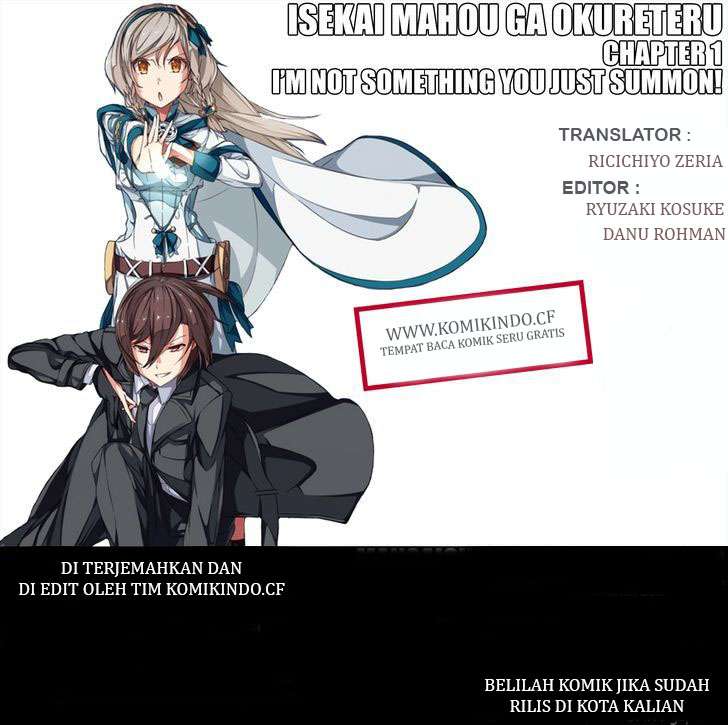 Isekai Mahou wa Okureteru! Chapter 1 - halaman 1
