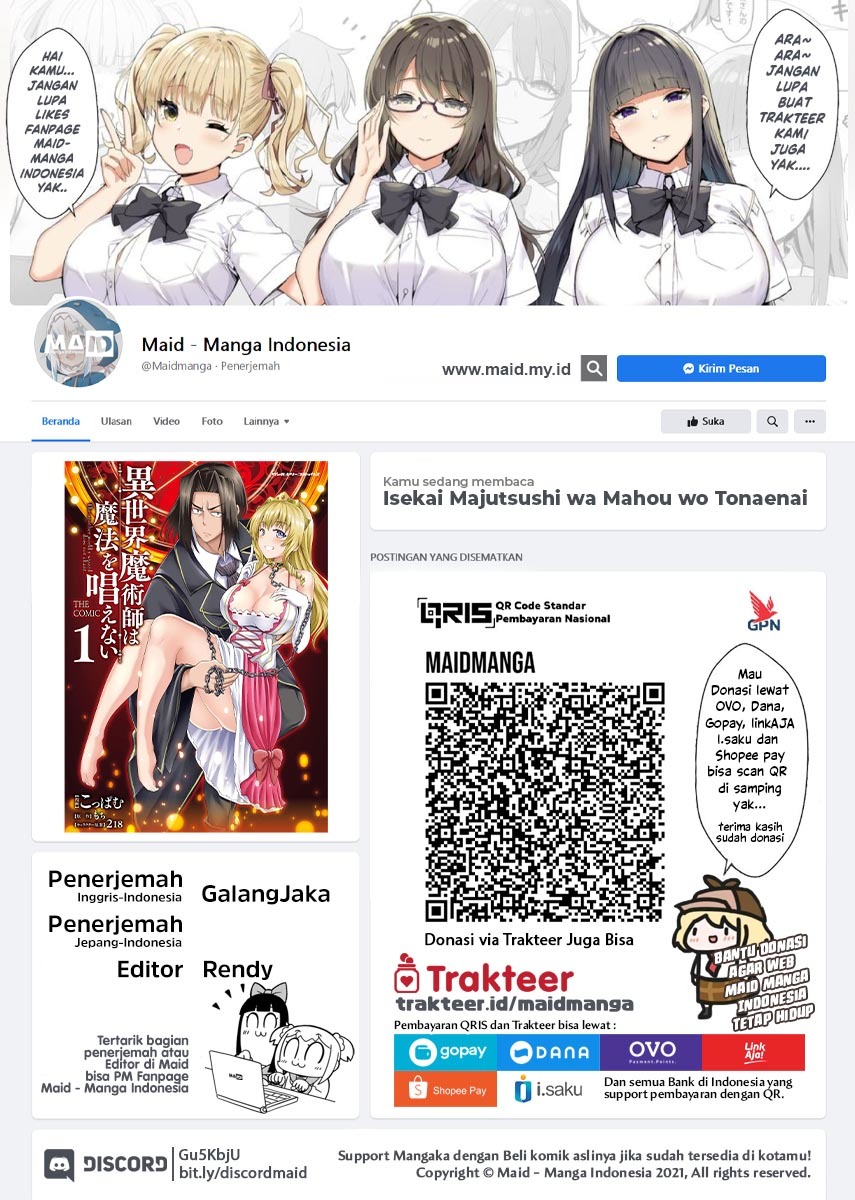 Isekai Majutsushi wa Mahou wo Tonaenai Chapter 9 - halaman 2