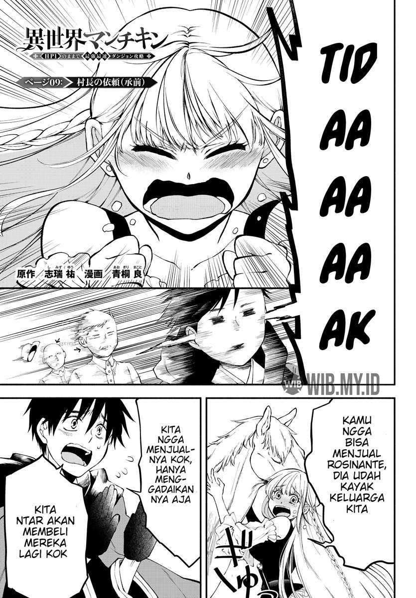 Isekai Man Chikin – HP 1 no Mama de Saikyou Saisoku Danjon Kouryaku Chapter 9 - halaman 2