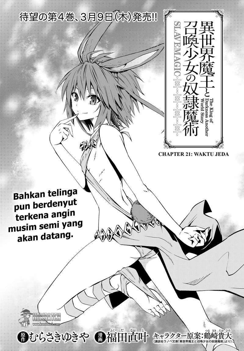 Isekai Maou to Shoukan Shoujo no Dorei Majutsu Chapter 21 - halaman 3