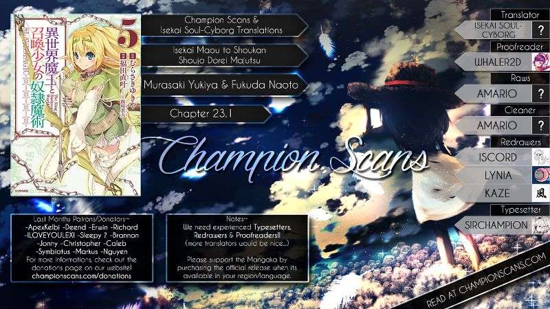 Isekai Maou to Shoukan Shoujo no Dorei Majutsu Chapter 23 - halaman 2