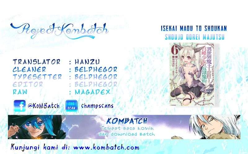 Isekai Maou to Shoukan Shoujo no Dorei Majutsu Chapter 28.1 - halaman 1
