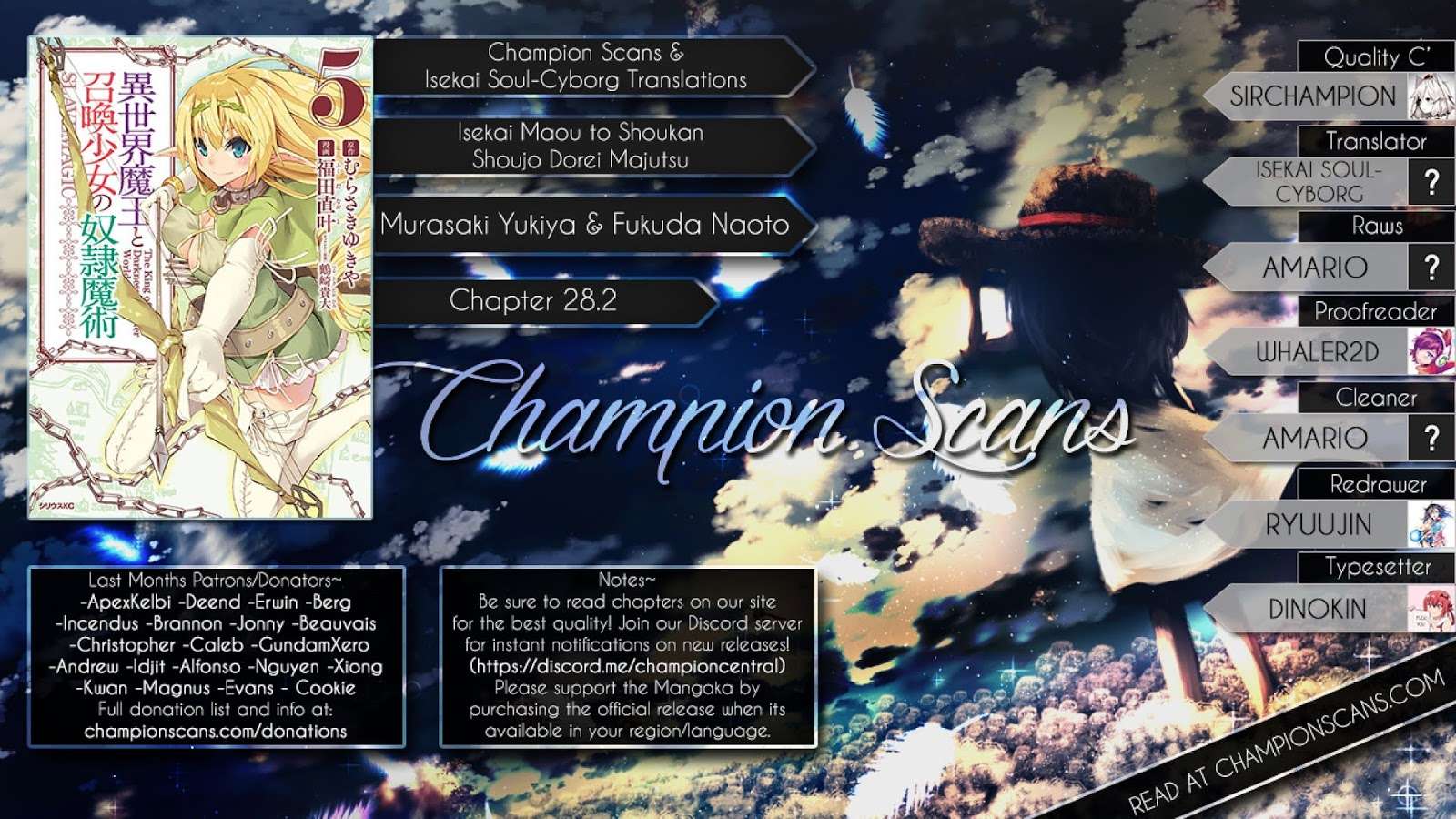Isekai Maou to Shoukan Shoujo no Dorei Majutsu Chapter 28.2 - halaman 2