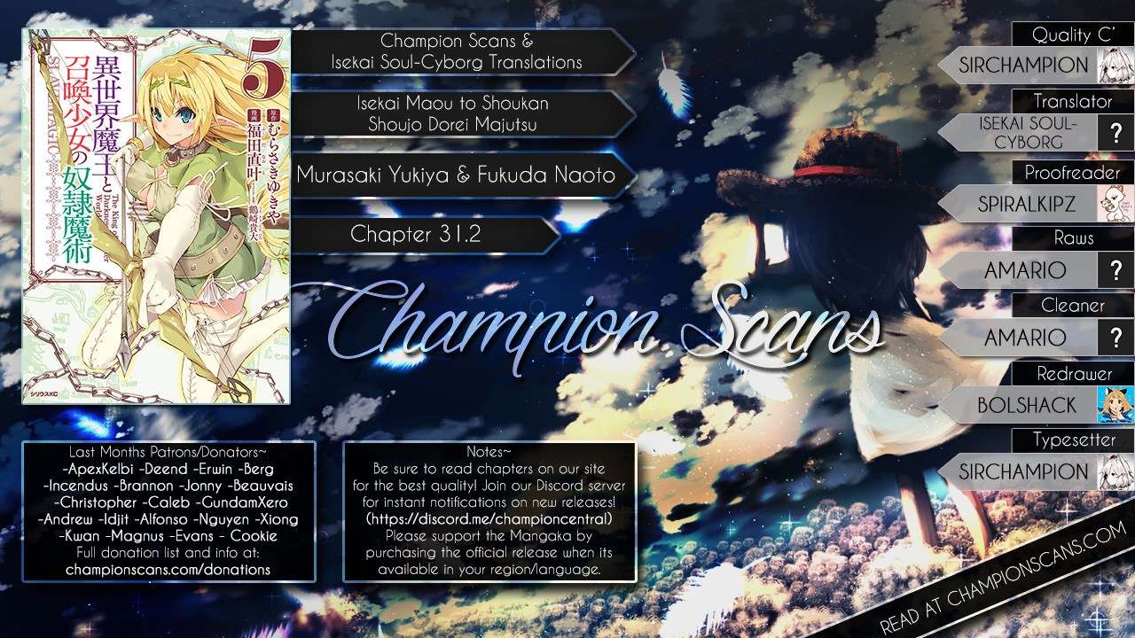 Isekai Maou to Shoukan Shoujo no Dorei Majutsu Chapter 31.2 - halaman 24