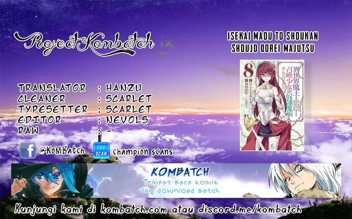 Isekai Maou to Shoukan Shoujo no Dorei Majutsu Chapter 40.1 - halaman 1