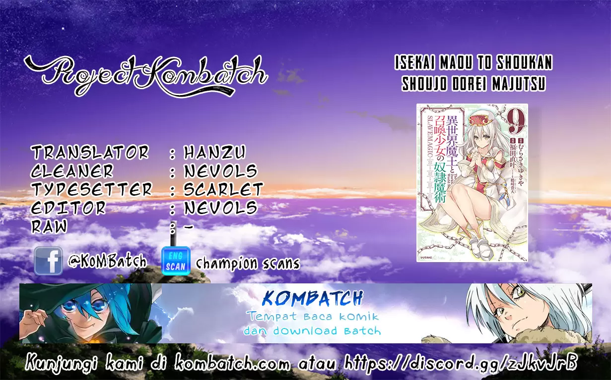 Isekai Maou to Shoukan Shoujo no Dorei Majutsu Chapter 44.1 - halaman 1