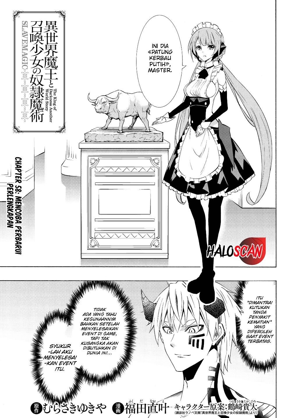 Isekai Maou to Shoukan Shoujo no Dorei Majutsu Chapter 58.1 - halaman 2