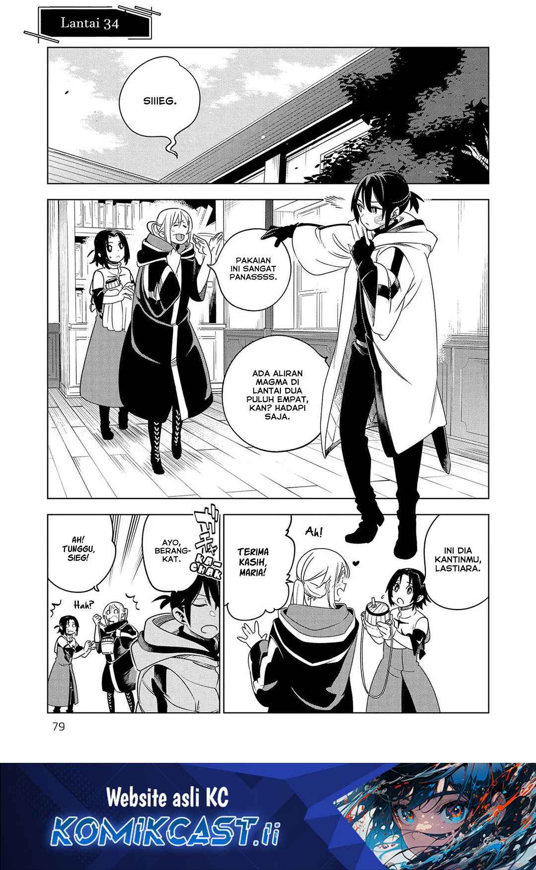 Isekai Meikyuu no Saishinbu o Mezasou Chapter 34 - halaman 1