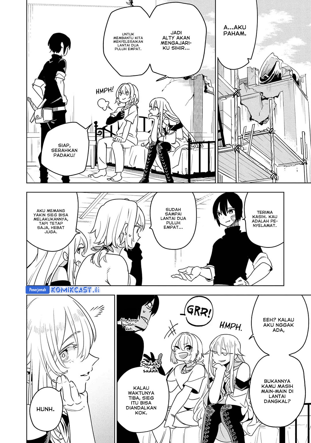 Isekai Meikyuu no Saishinbu o Mezasou Chapter 35 - halaman 16