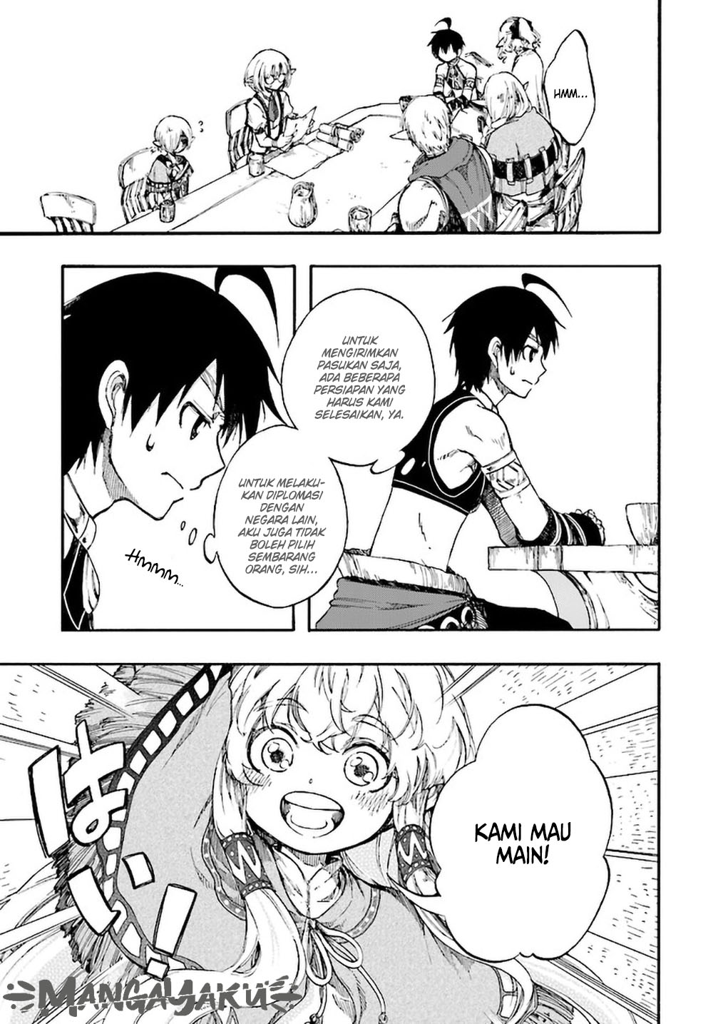 Isekai Mokushiroku Mynoghra: Hametsu no Bunmei de Hajimeru Sekai Seifuku Chapter 11.1 - halaman 13