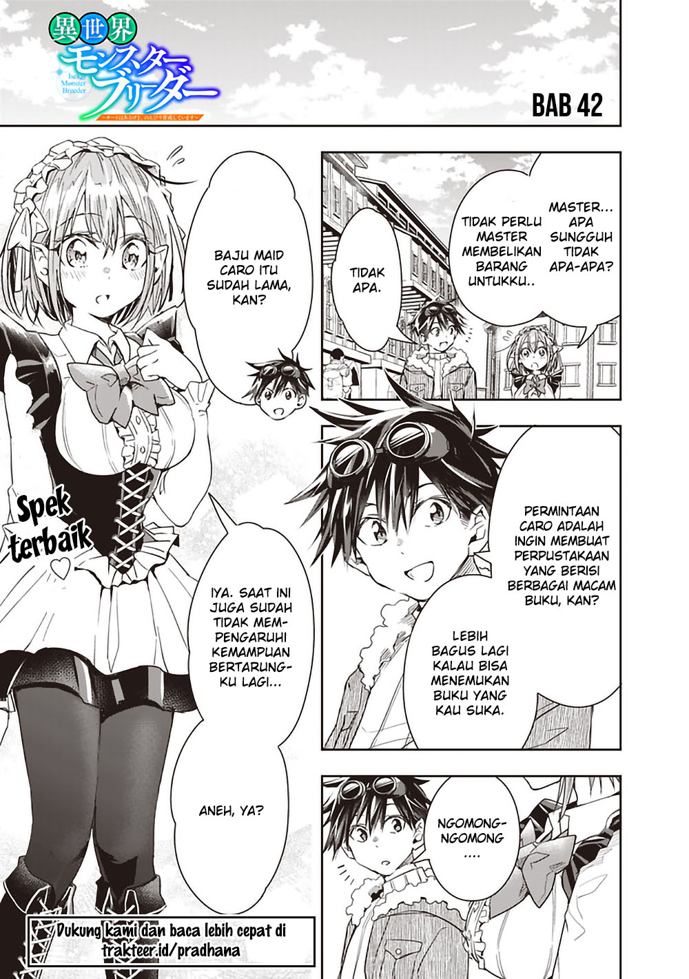 Isekai Monster Breeder: Cheat wa Aru kedo, Nonbiri Ikusei Shiteimasu Chapter 42 - halaman 1