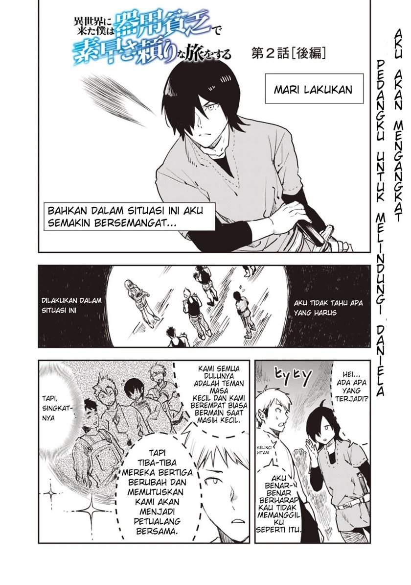 Isekai ni Kita Boku wa Kiyoubinbode Subaya-sa Tayorina Tabi o Suru Chapter 2.2 - halaman 3