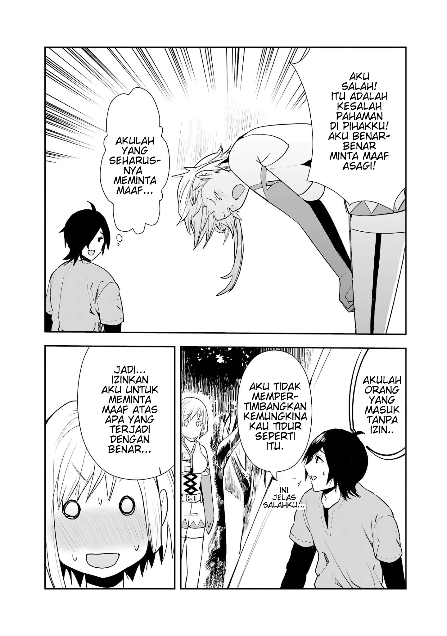 Isekai ni Kita Boku wa Kiyoubinbou de Subayasa Dayori na Tabi wo Suru Chapter 5 - halaman 24