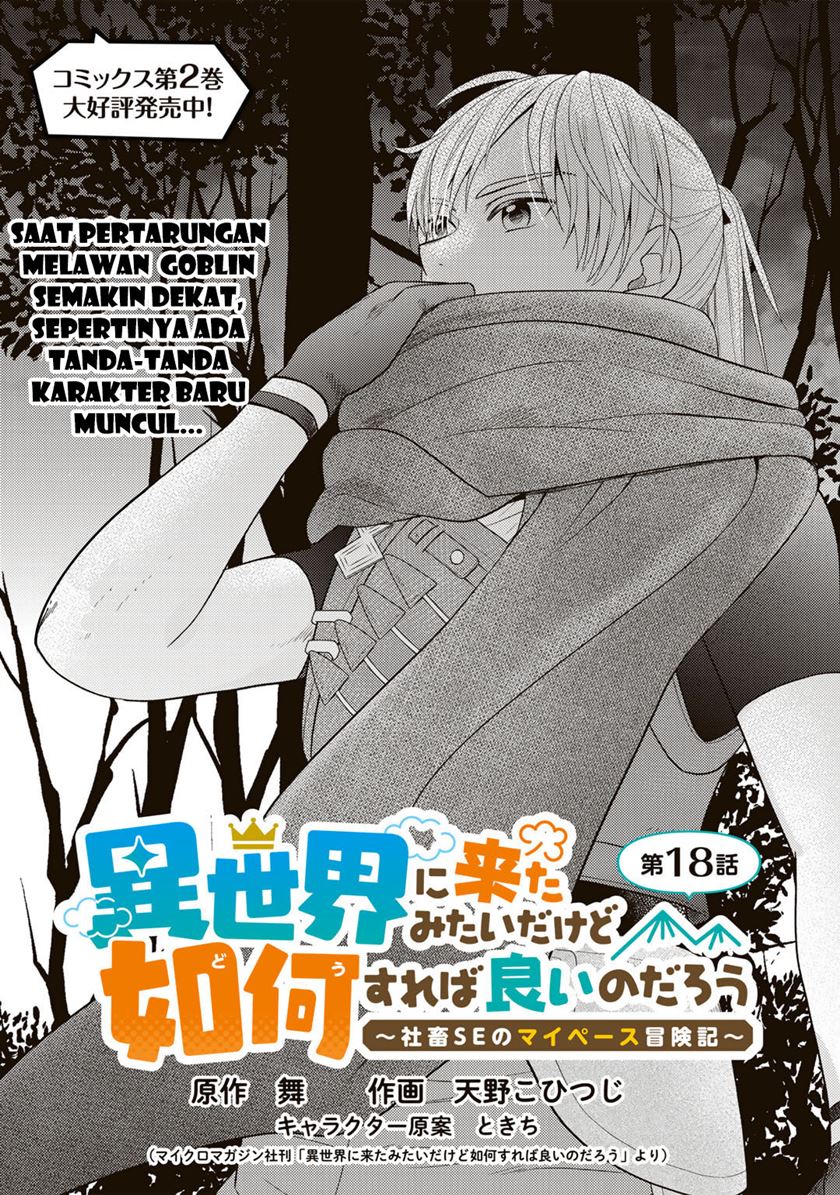 Isekai ni Kita Mitai dakedo Ikaga sureba Yoi no Darou Chapter 18 - halaman 3