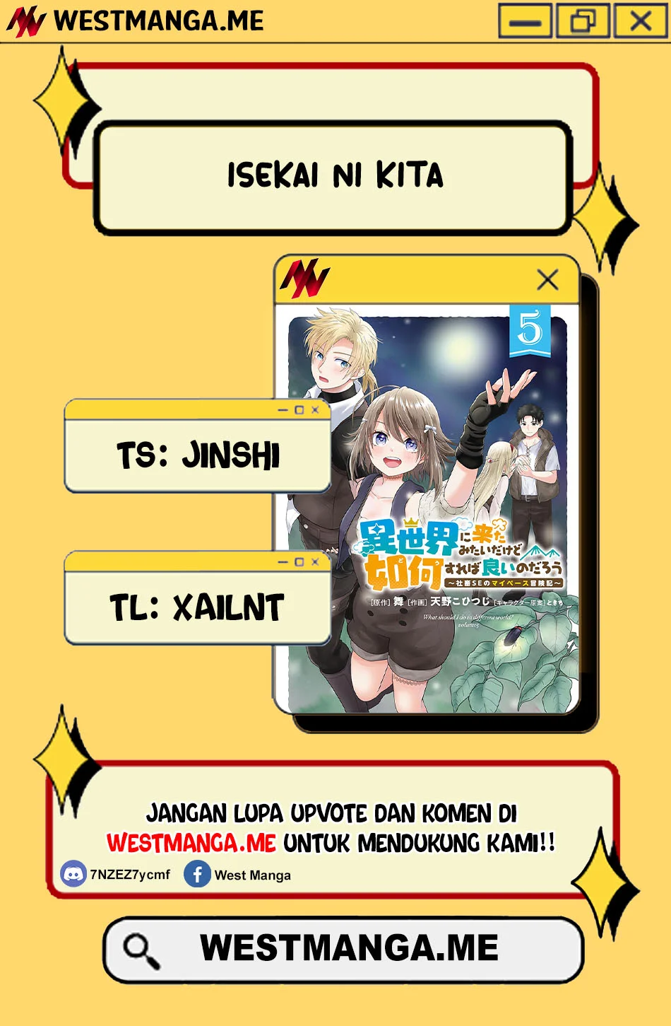 Isekai ni Kita Mitai dakedo Ikaga sureba Yoi no Darou Chapter 32 - halaman 3