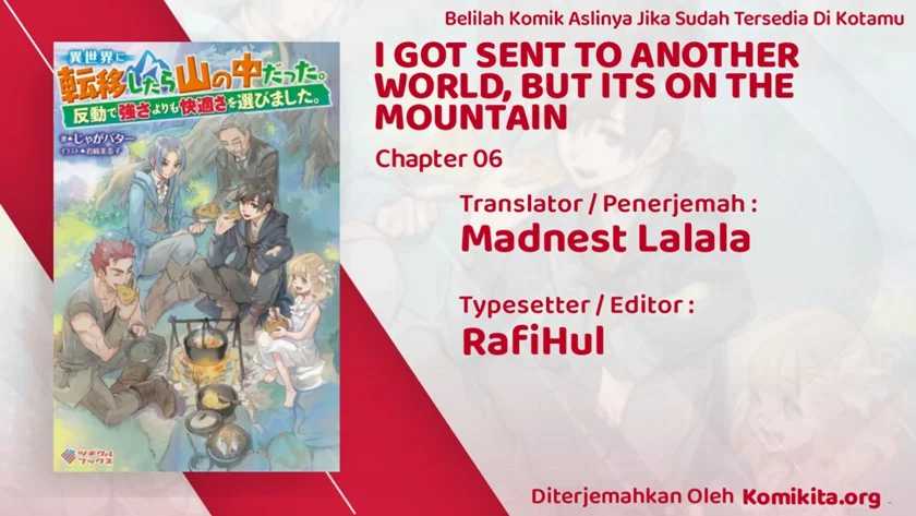 Isekai Ni Teni Shitara Yama No Naka Datta. Handou De Tsuyo Sayor Chapter 6 - halaman 1