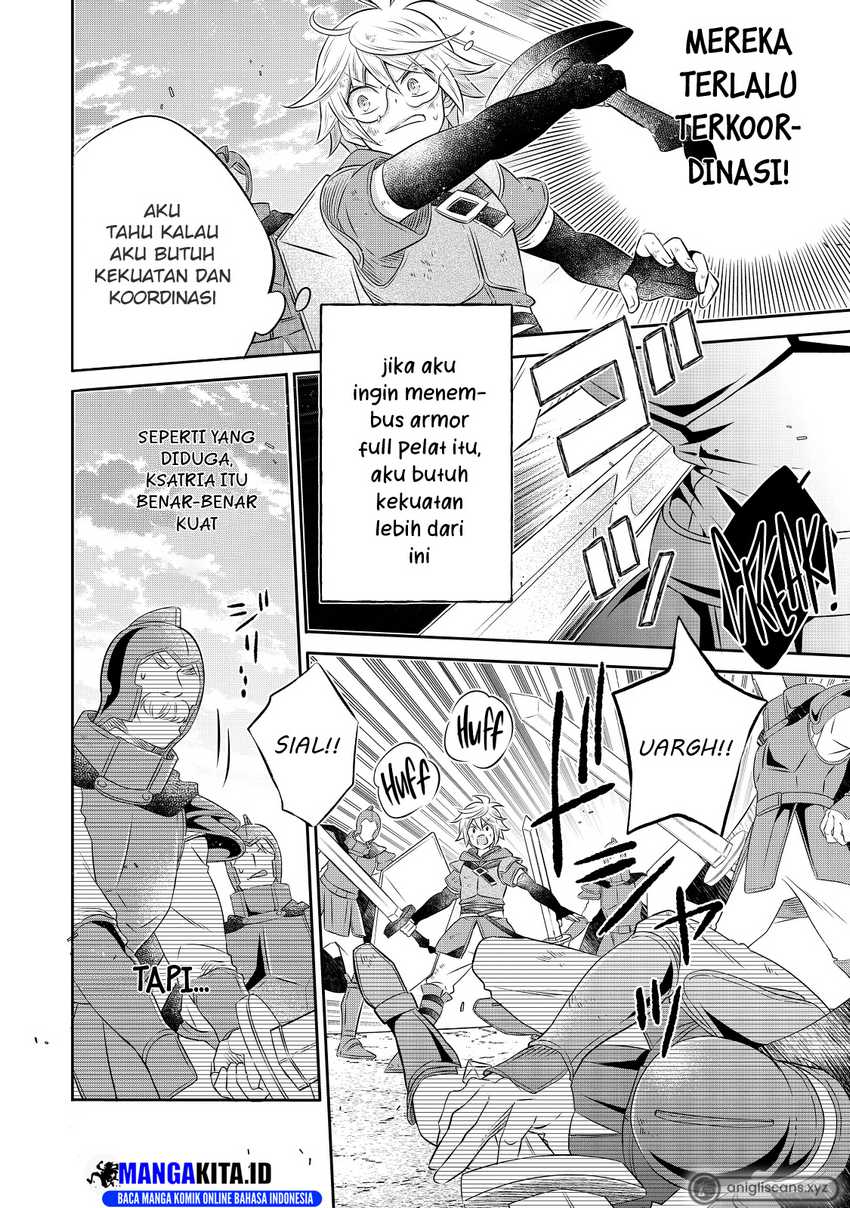 Isekai no Binbou Nouka ni Tensei Shitanode, Renga o Tsukutte Shiro o Tateru Koto ni Shimashita Chapter 14.2 - halaman 17