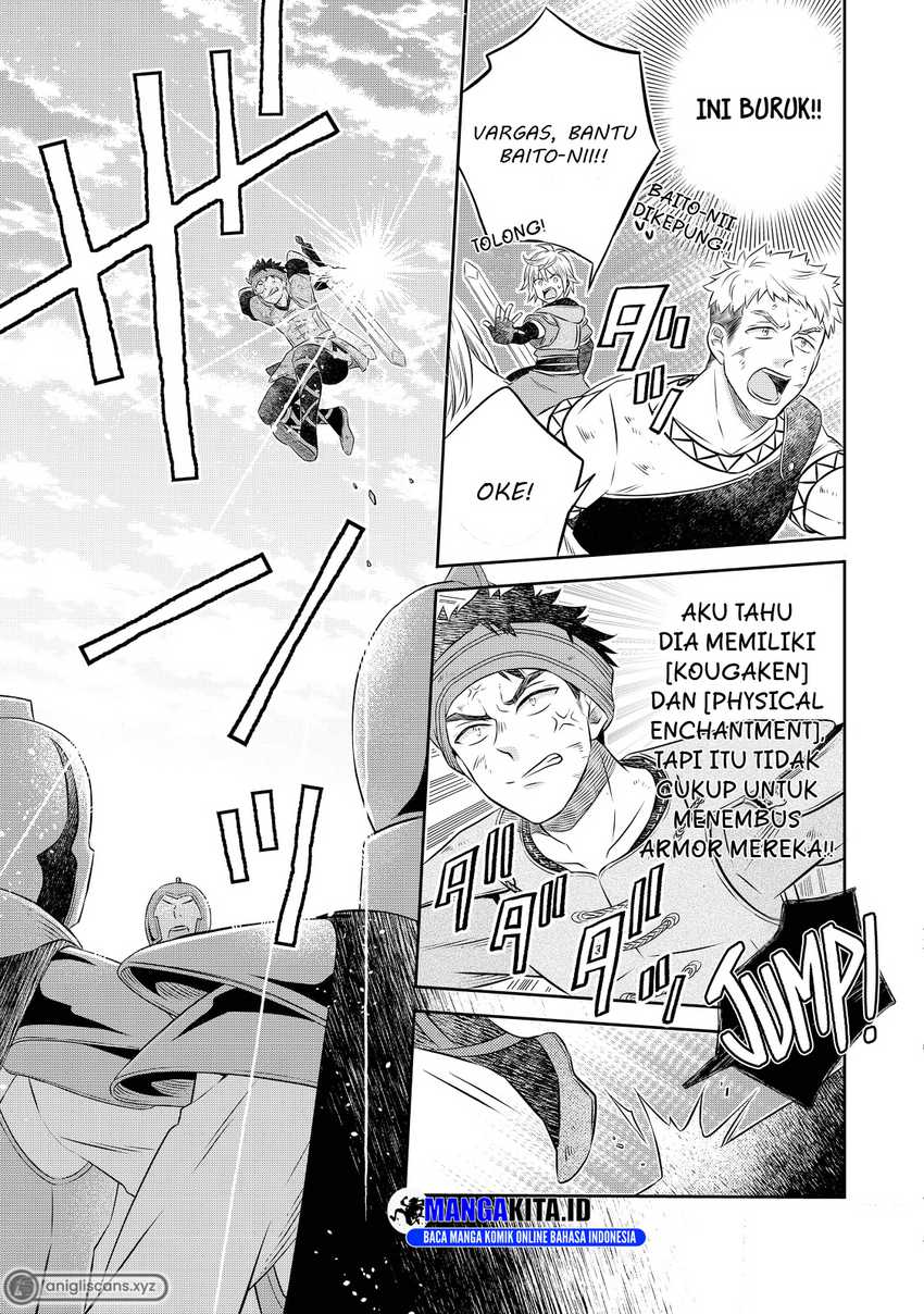 Isekai no Binbou Nouka ni Tensei Shitanode, Renga o Tsukutte Shiro o Tateru Koto ni Shimashita Chapter 14.2 - halaman 3