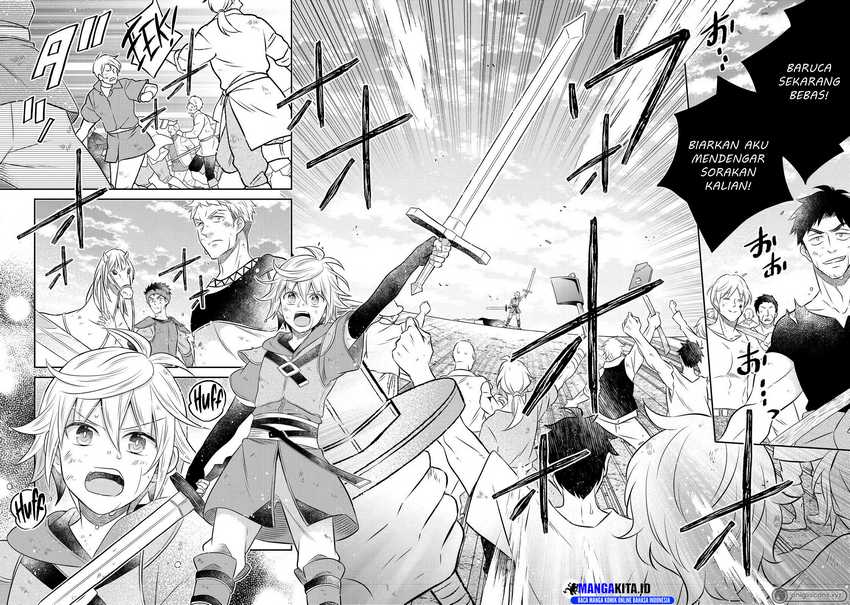 Isekai no Binbou Nouka ni Tensei Shitanode, Renga o Tsukutte Shiro o Tateru Koto ni Shimashita Chapter 15.1 - halaman 8
