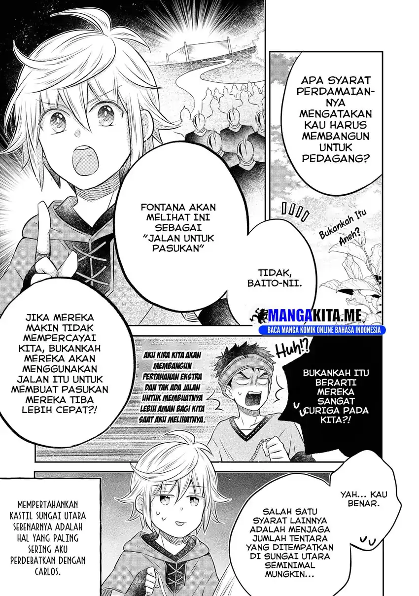 Isekai no Binbou Nouka ni Tensei Shitanode, Renga o Tsukutte Shiro o Tateru Koto ni Shimashita Chapter 17.1 - halaman 6