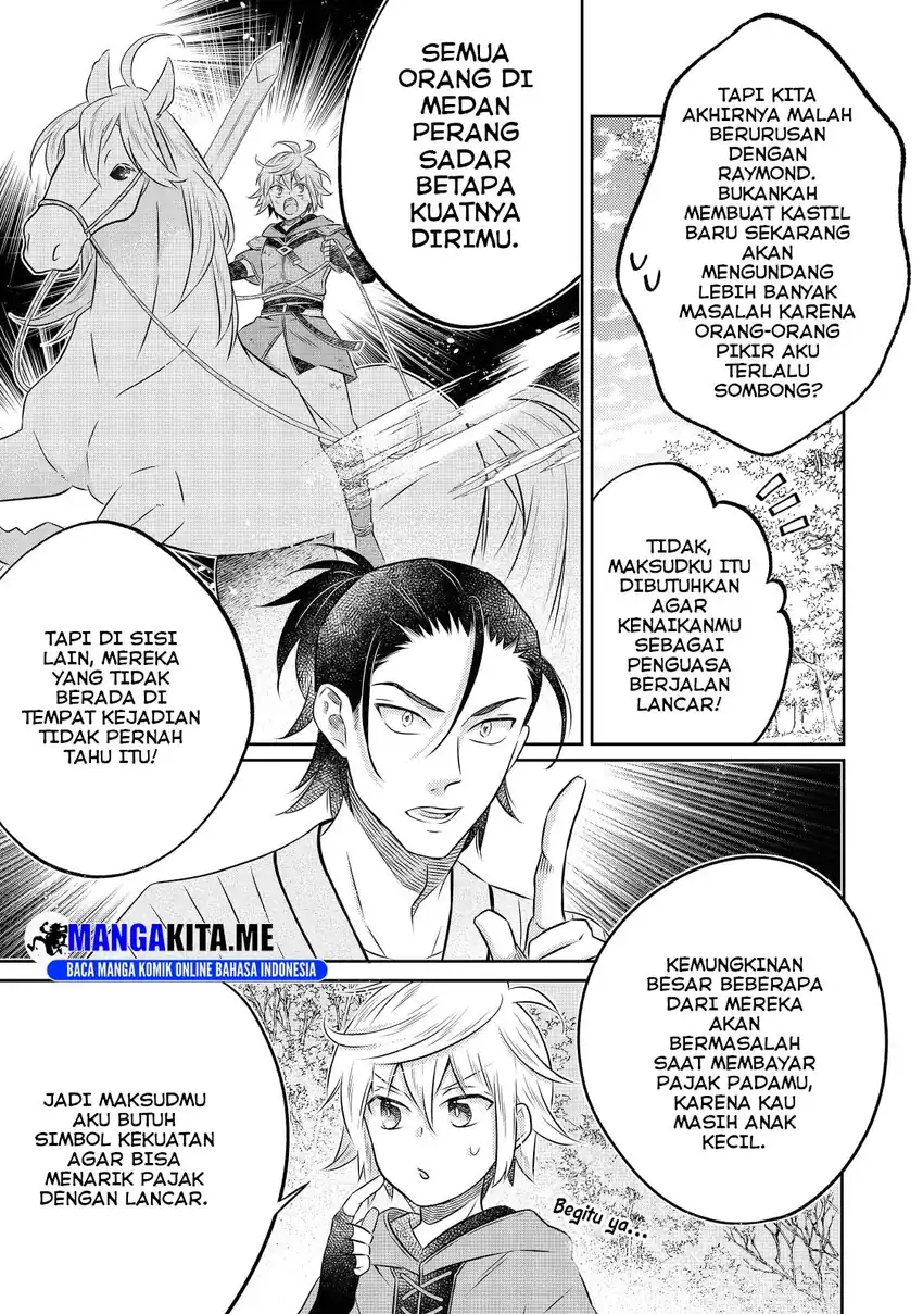 Isekai no Binbou Nouka ni Tensei Shitanode, Renga o Tsukutte Shiro o Tateru Koto ni Shimashita Chapter 18.1 - halaman 8
