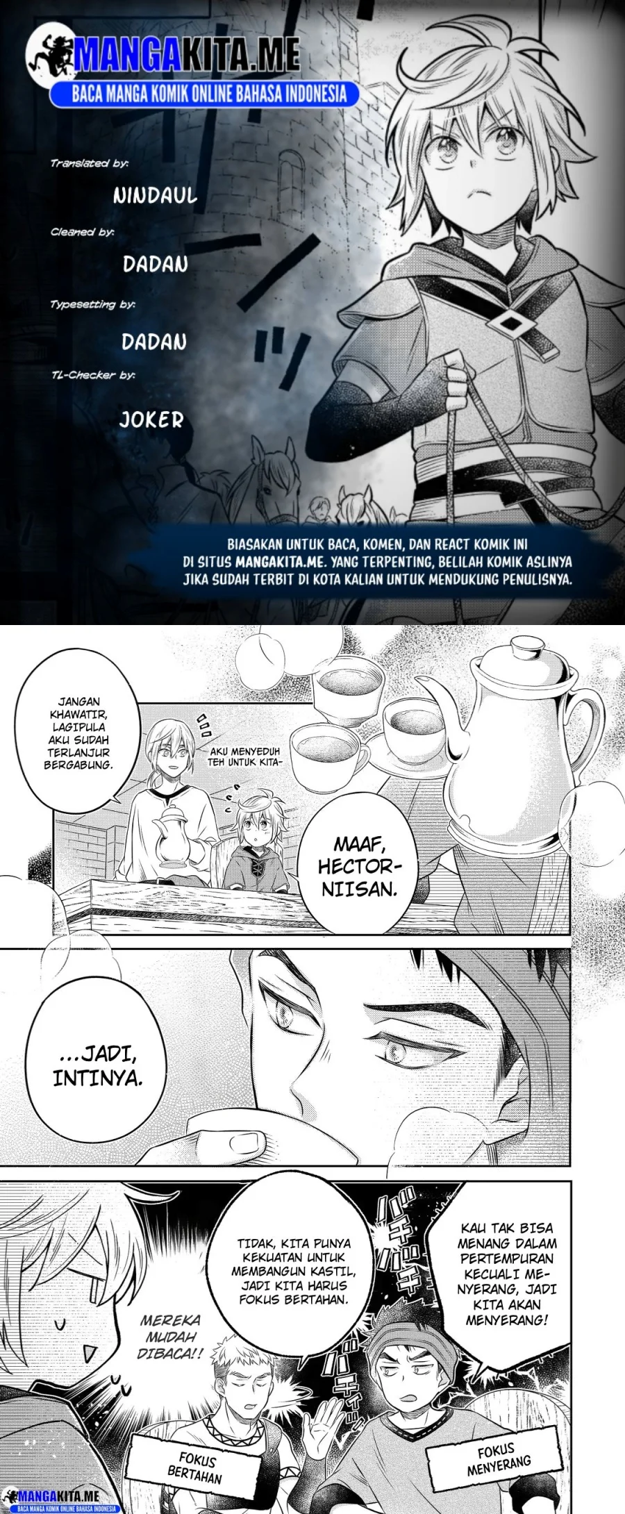 Isekai no Binbou Nouka ni Tensei Shitanode, Renga o Tsukutte Shiro o Tateru Koto ni Shimashita Chapter 19.1 - halaman 1