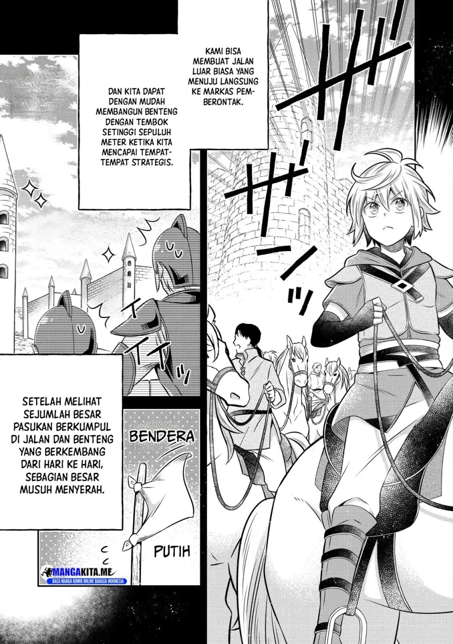 Isekai no Binbou Nouka ni Tensei Shitanode, Renga o Tsukutte Shiro o Tateru Koto ni Shimashita Chapter 19.1 - halaman 21