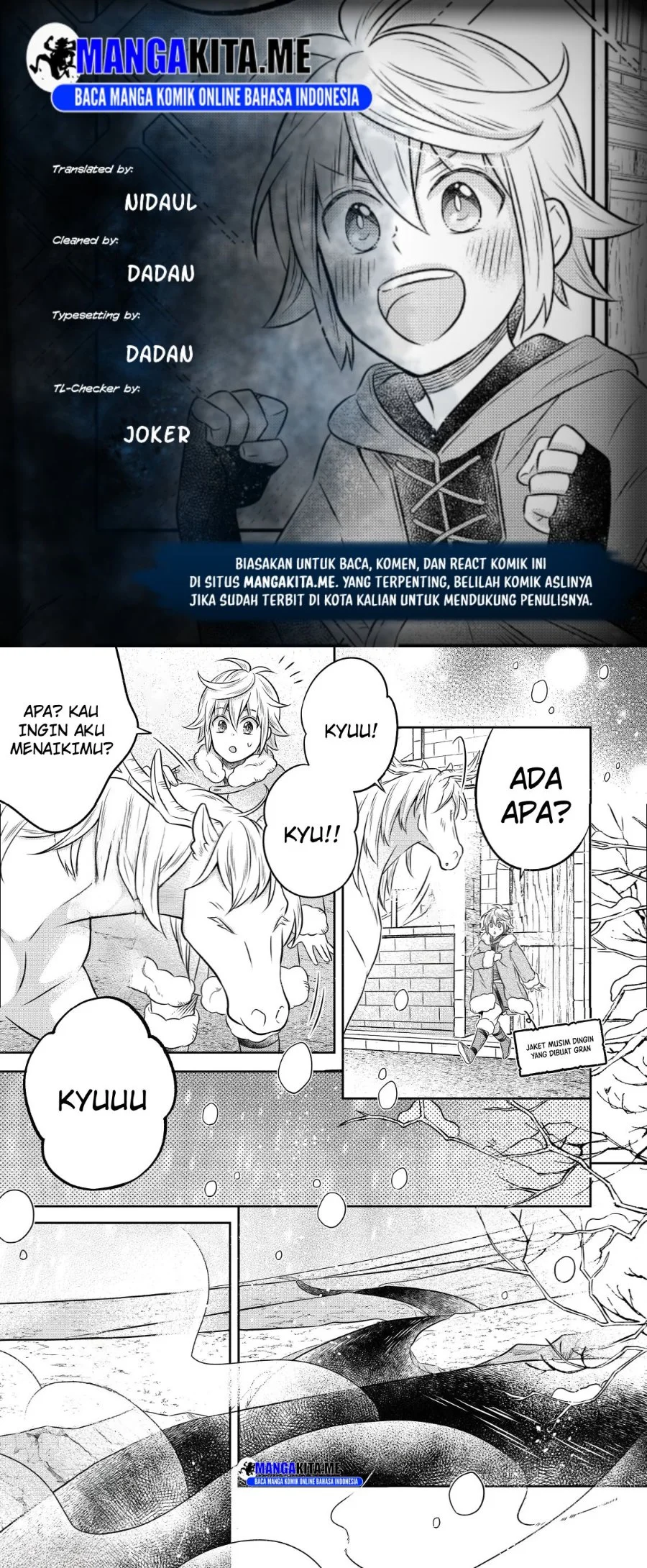 Isekai no Binbou Nouka ni Tensei Shitanode, Renga o Tsukutte Shiro o Tateru Koto ni Shimashita Chapter 19.2 - halaman 1