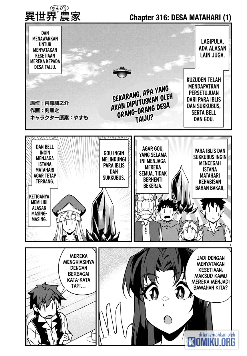 Isekai Nonbiri Nouka Chapter 316 - halaman 1