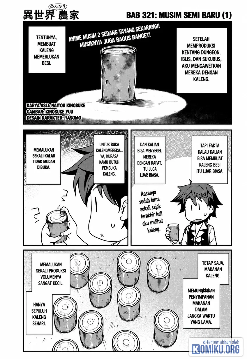 Isekai Nonbiri Nouka Chapter 321 - halaman 1