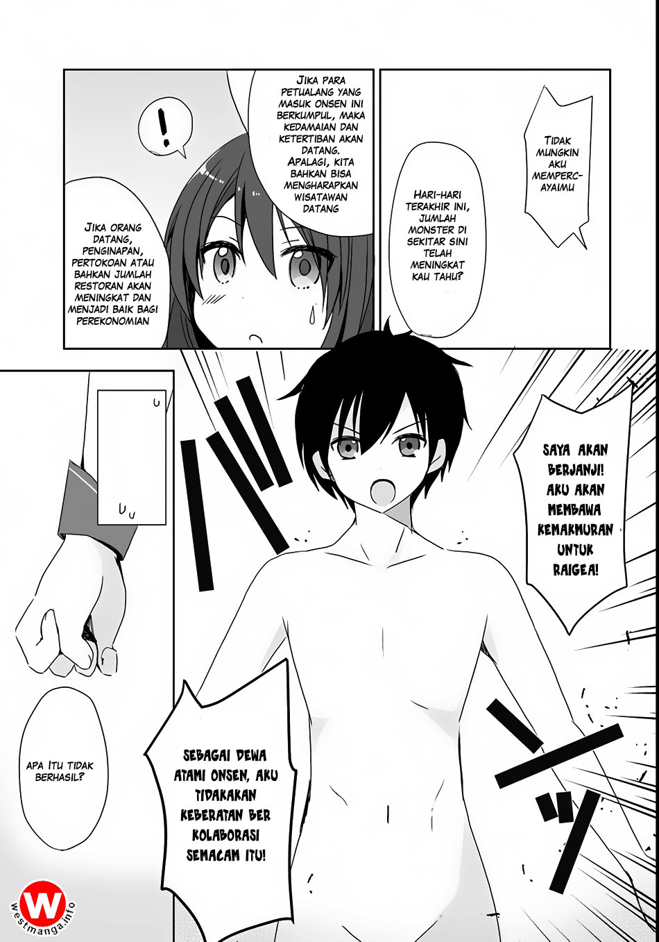 Isekai Onsen ni Tensei shita Ore no Kounou ga Tondemosugiru Chapter 2 - halaman 20