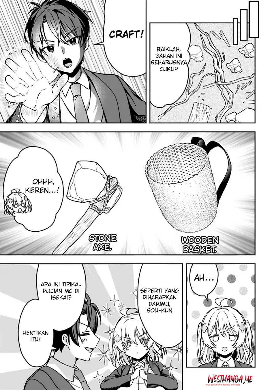Isekai Rakuraku Mujintou Life: Class Ten'i de Craft Ability o Eranda Ore Dake ga, Bishoujo Tachi to Slow Life o Okureru-ppoi Chapter 2 - halaman 13