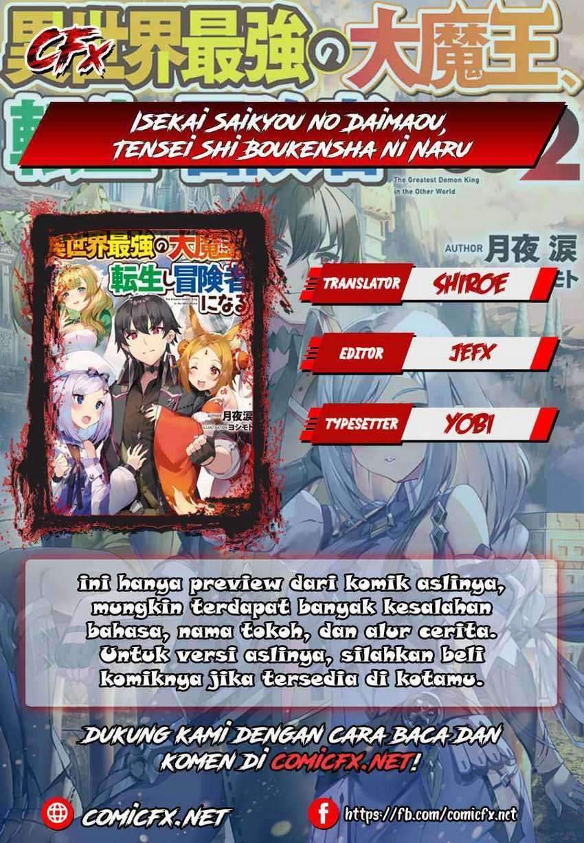Isekai Saikyou no Daimaou, Tenseishi Boukensha ni Naru Chapter 3.1 - halaman 1