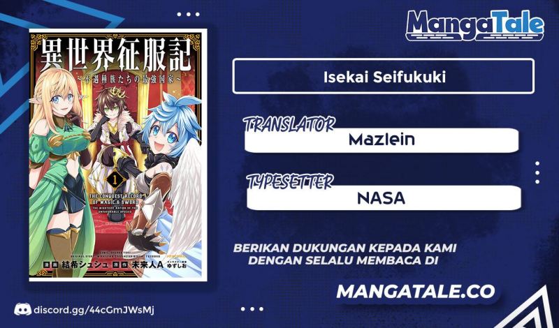 Isekai Seifukuki: Fuguu Shuzoku-tachi no Saikyou Kokka Chapter 3.1 - halaman 1