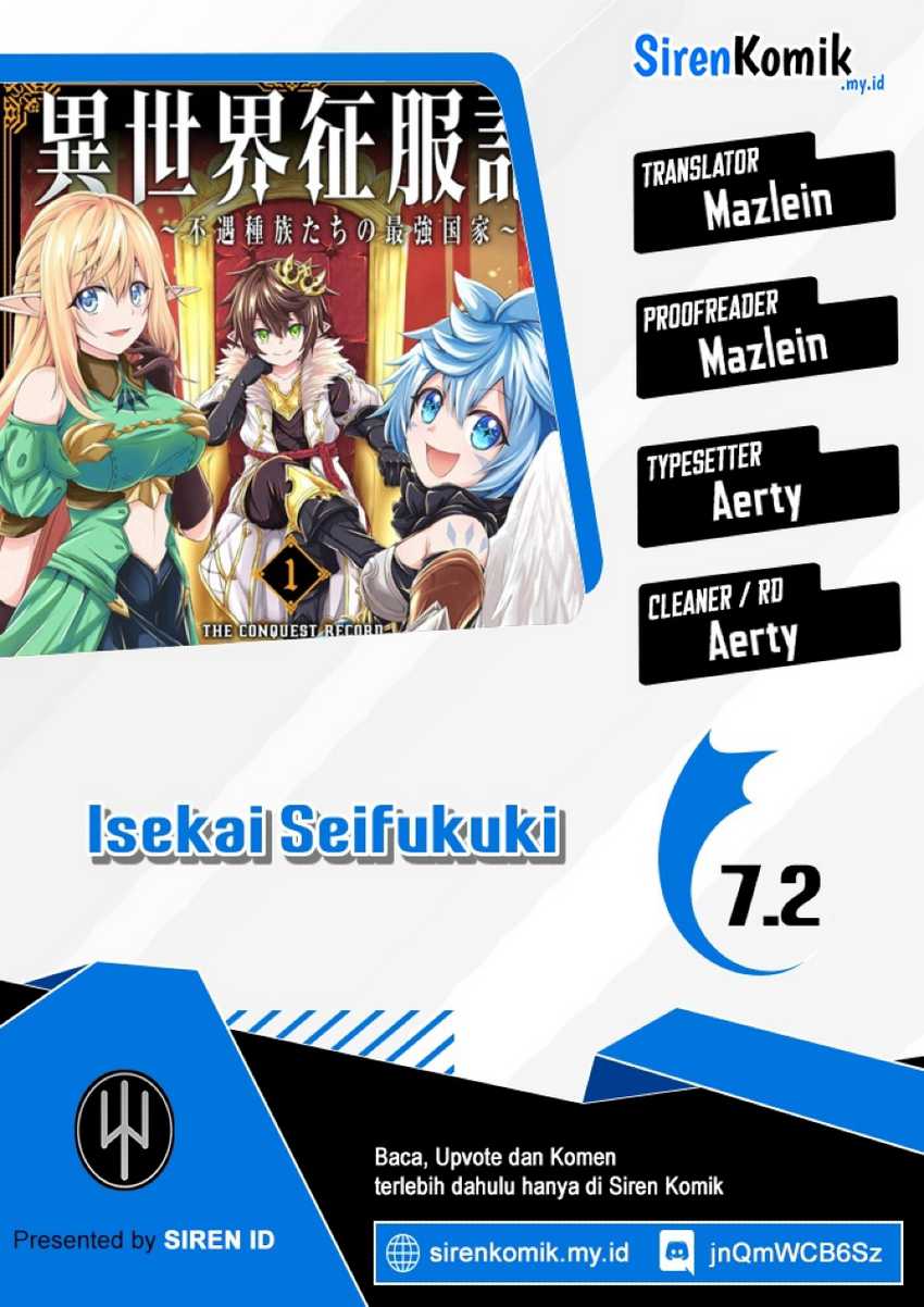 Isekai Seifukuki: Fuguu Shuzoku-tachi no Saikyou Kokka Chapter 7.2 - halaman 1
