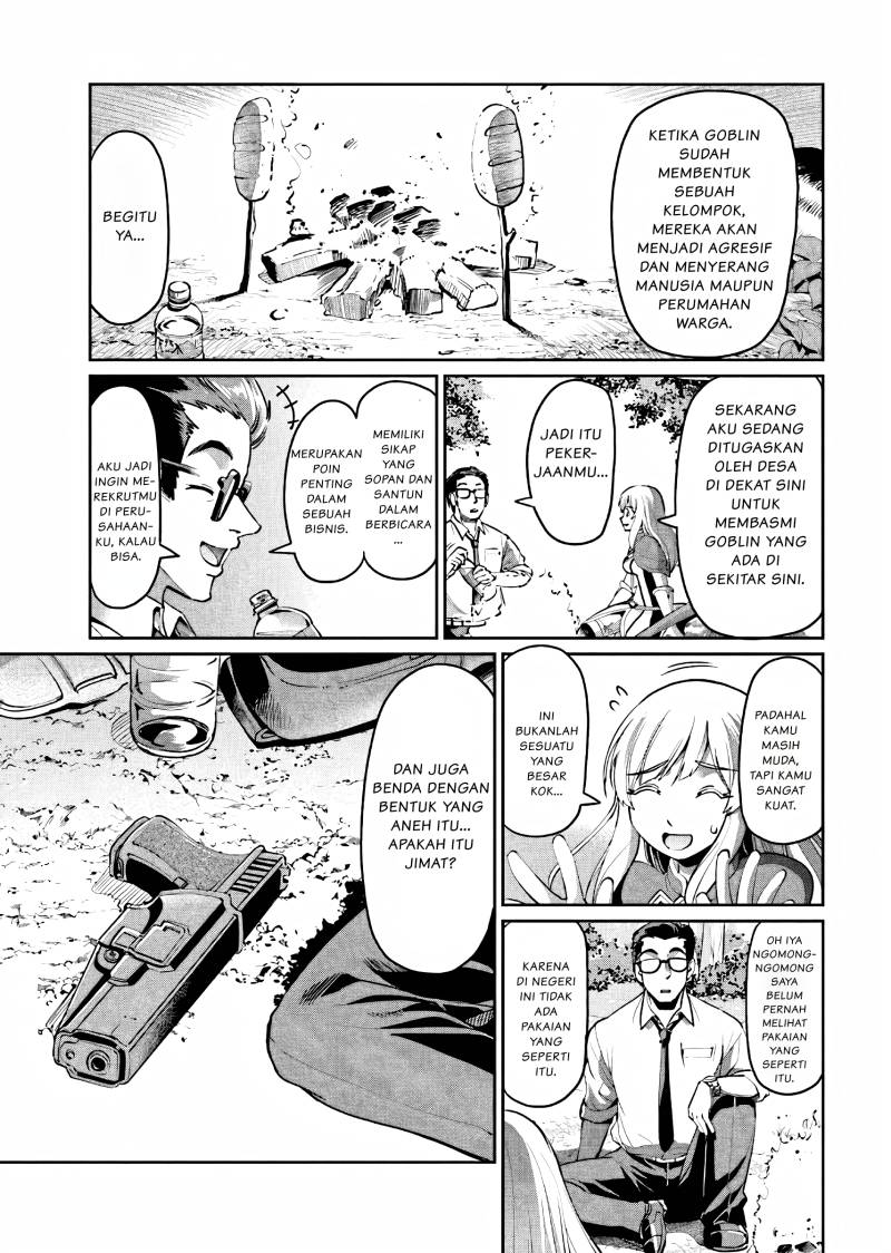 Isekai Shoukan Oji-san no Juumusou Life – Sabage Suki Salaryman wa Kaisha Owari ni Isekai e Chokki suru Chapter 1 - halaman 14