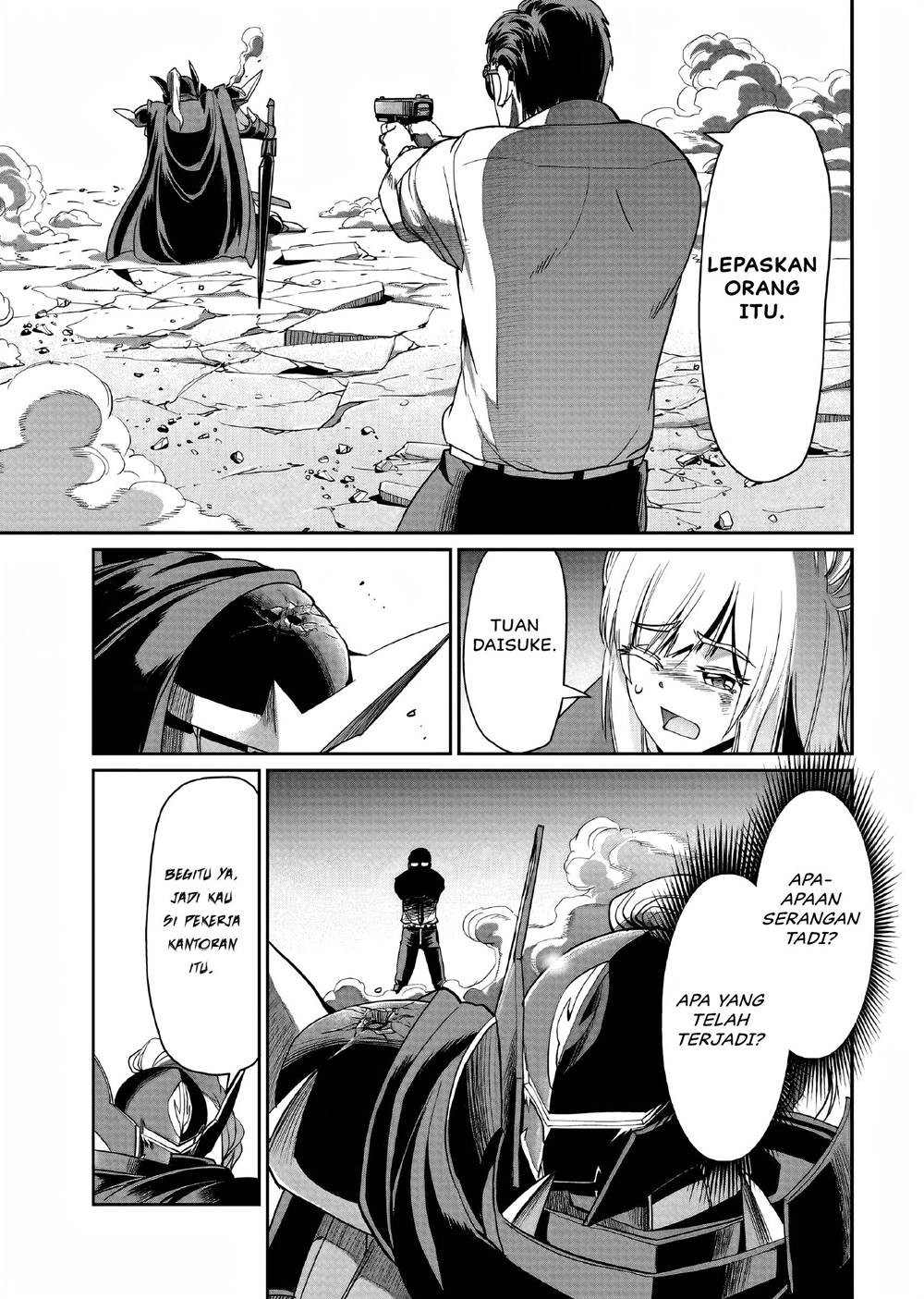 Isekai Shoukan Oji-san no Juumusou Life – Sabage Suki Salaryman wa Kaisha Owari ni Isekai e Chokki suru Chapter 25 - halaman 22
