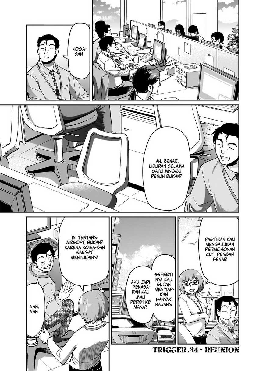 Isekai Shoukan Oji-san no Juumusou Life – Sabage Suki Salaryman wa Kaisha Owari ni Isekai e Chokki suru Chapter 34 - halaman 2
