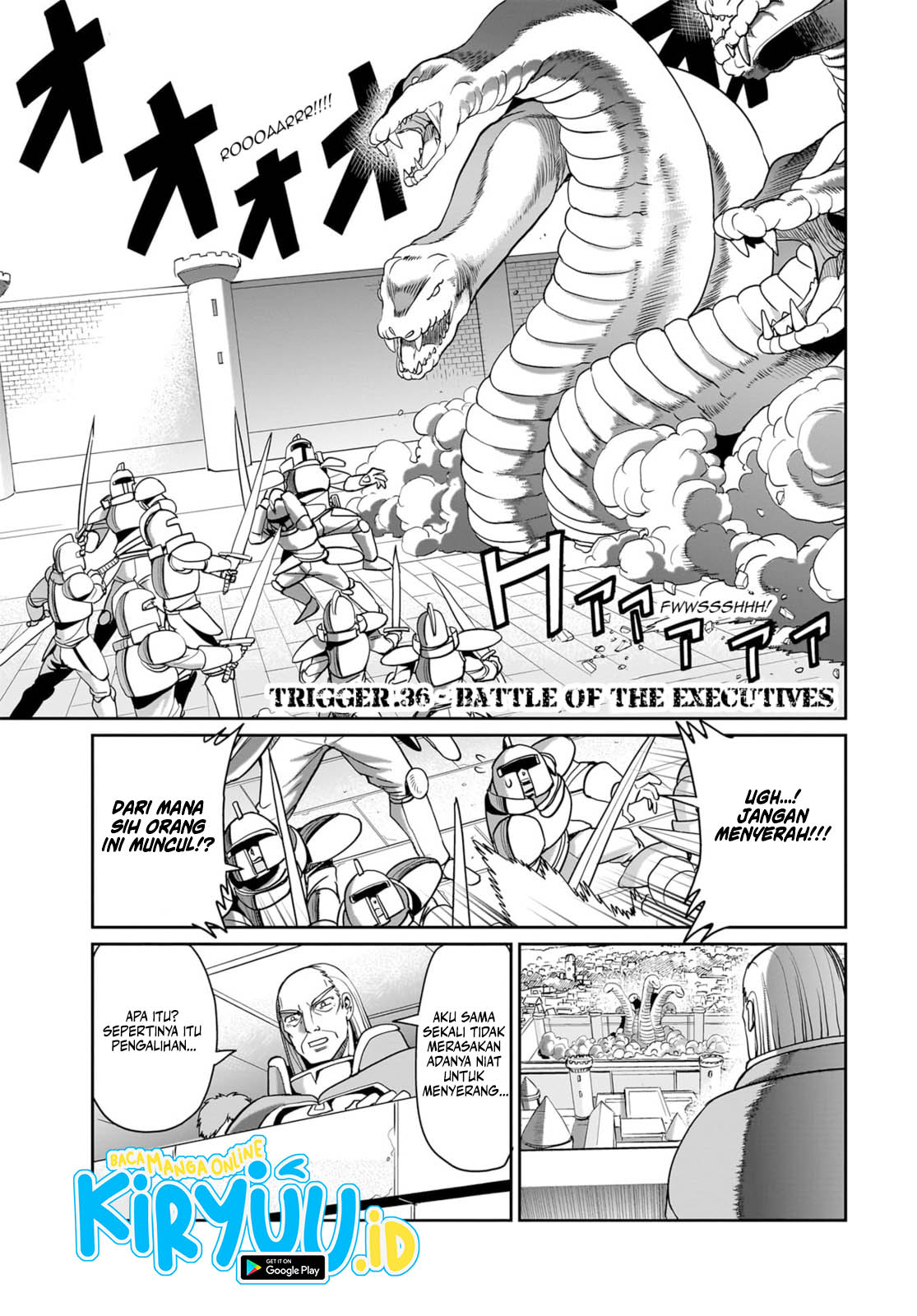 Isekai Shoukan Oji-san no Juumusou Life – Sabage Suki Salaryman wa Kaisha Owari ni Isekai e Chokki suru Chapter 36 - halaman 1