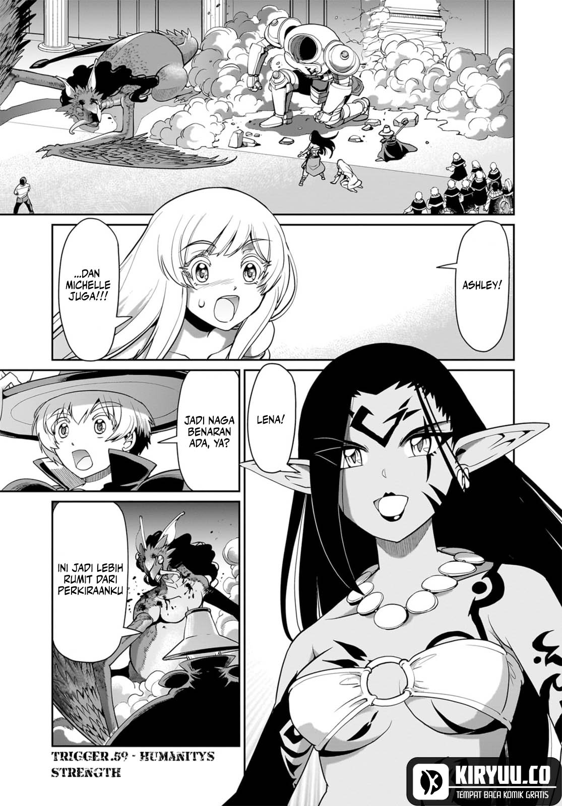 Isekai Shoukan Oji-san no Juumusou Life – Sabage Suki Salaryman wa Kaisha Owari ni Isekai e Chokki suru Chapter 59 - halaman 1
