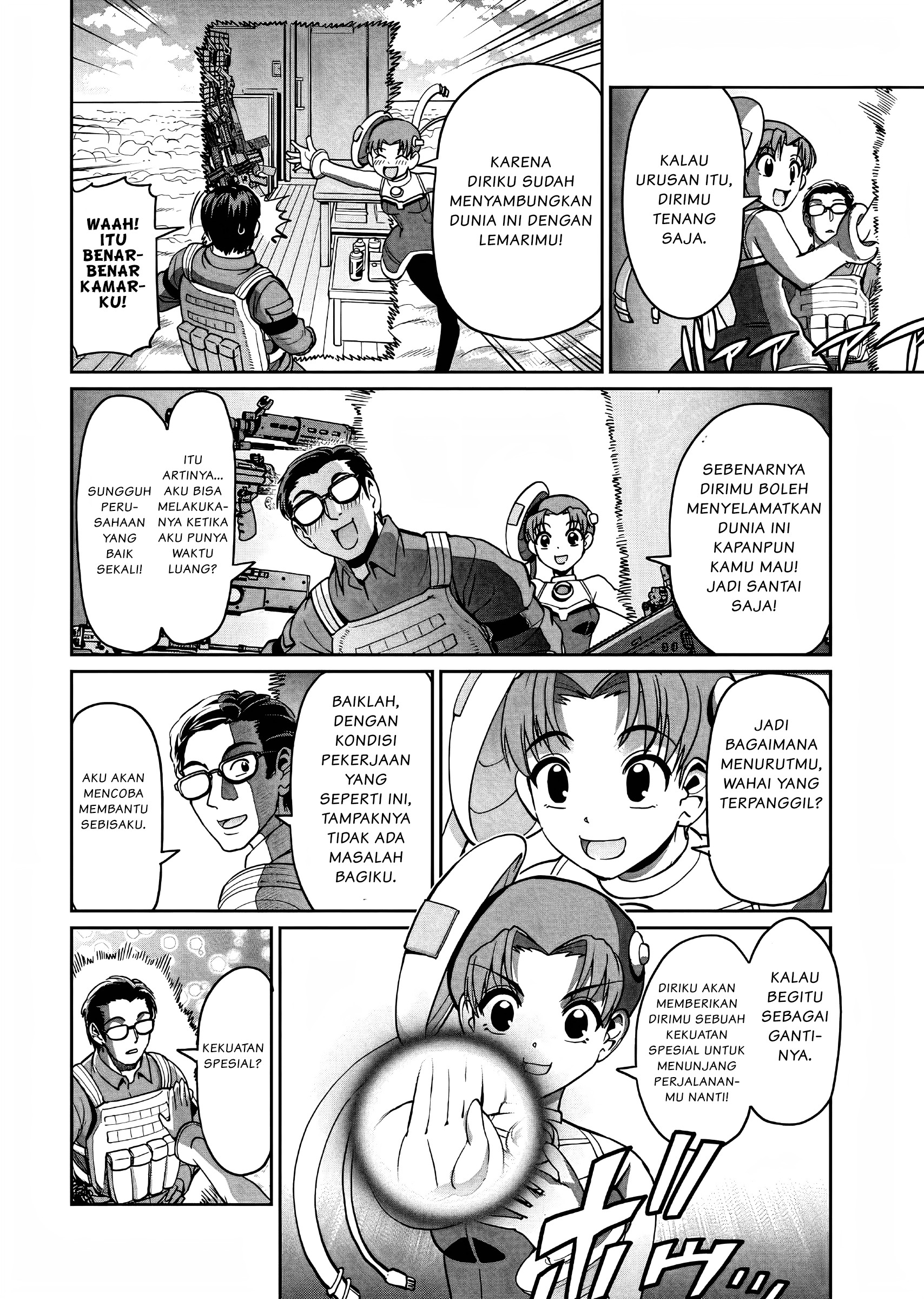 Isekai Shoukan Ojisan no Juu Musou Life: Sabagezuki Salaryman wa Kaisha Owari ni Isekai e Chokki suru Chapter 2 - halaman 11